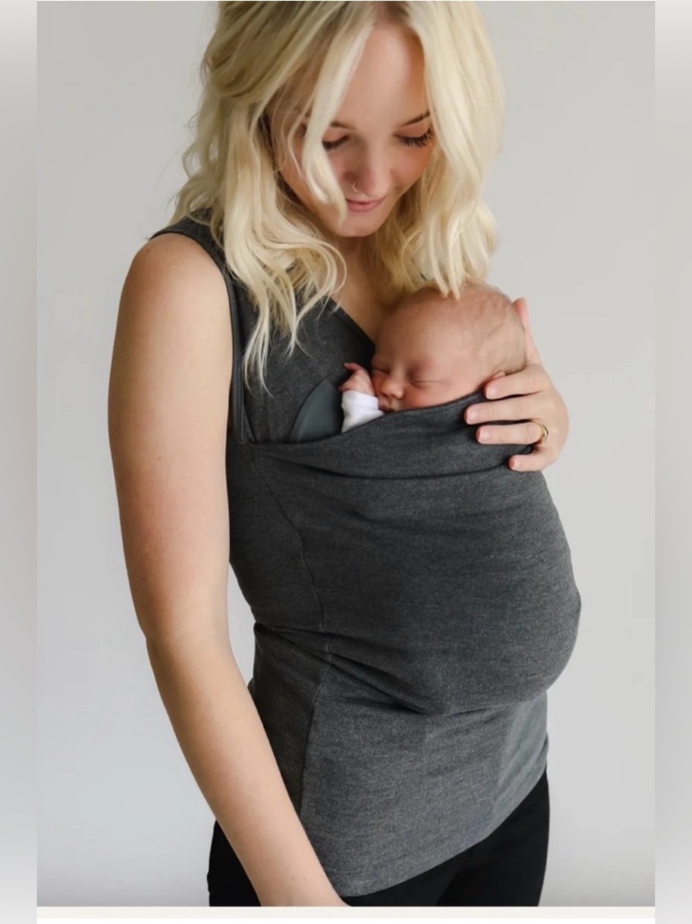 Lalabu Soothe Maternity Babywearing Tank , Medium